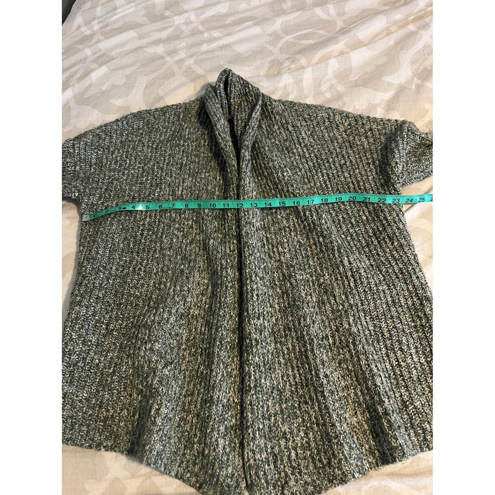Cabi Green travel cardigan Ribbed Open Front Sweater 3892 XS - Picture 7 of 11